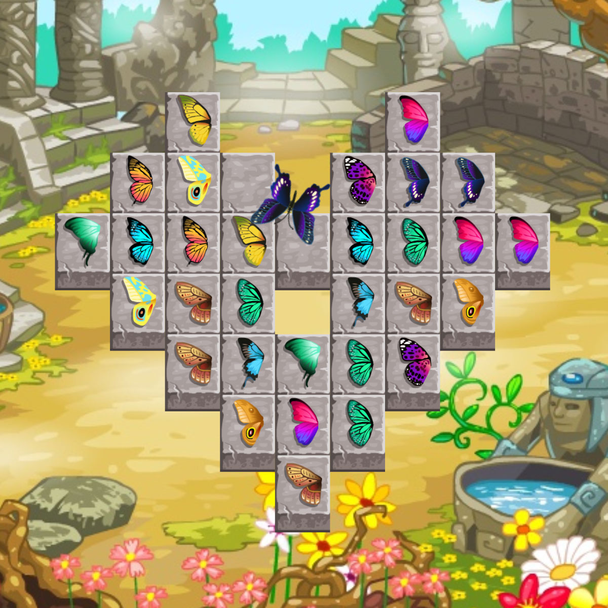 Butterfly Kyodai Deluxe - Online Game - Play for Free