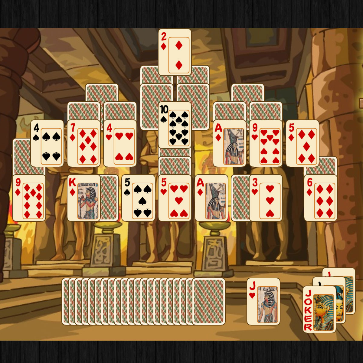 free online pyramid 13 solitaire